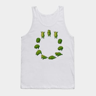 Yoga Frog Sun Salutation (No Arrow) Tank Top